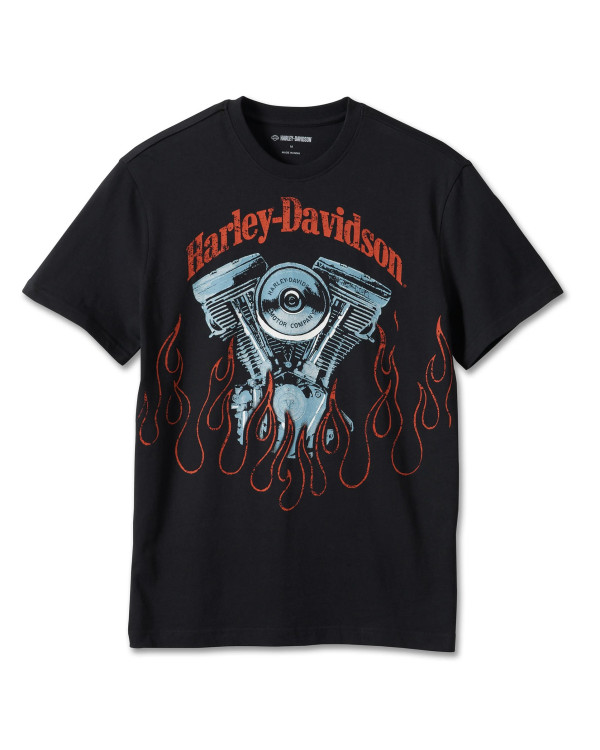 Harley Davidson Route 76 t-shirt uomo 96202-24VM