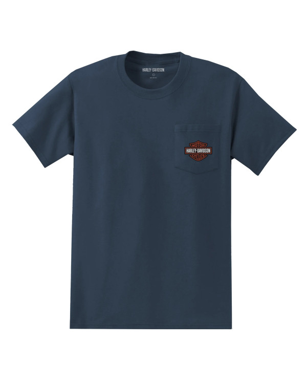 Harley Davidson Route 76 t-shirt uomo 99061-22VM
