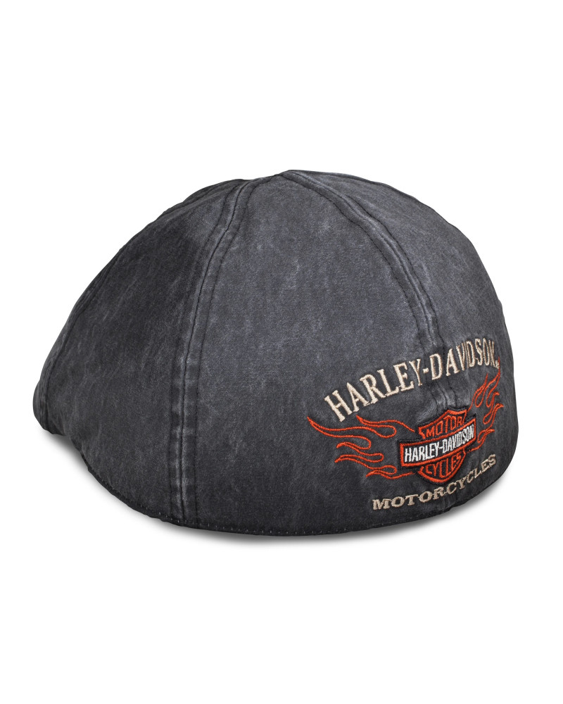 Cappello Vintage Harley-Davidson In Cotone E Pelle - Stile Retrò Per Motociclisti - Foto 11