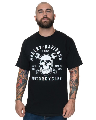 Harley Davidson Route 76 t-shirt uomo 40291513