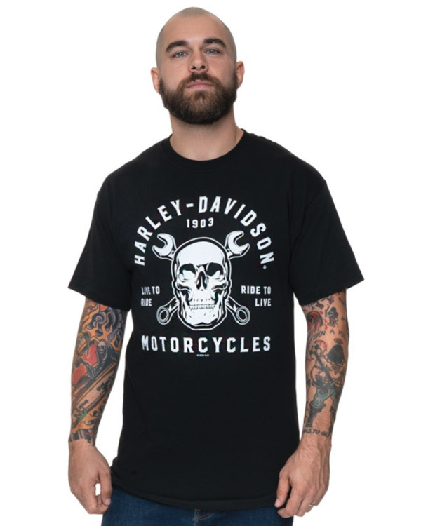 Harley Davidson Route 76 t-shirt uomo 40291513