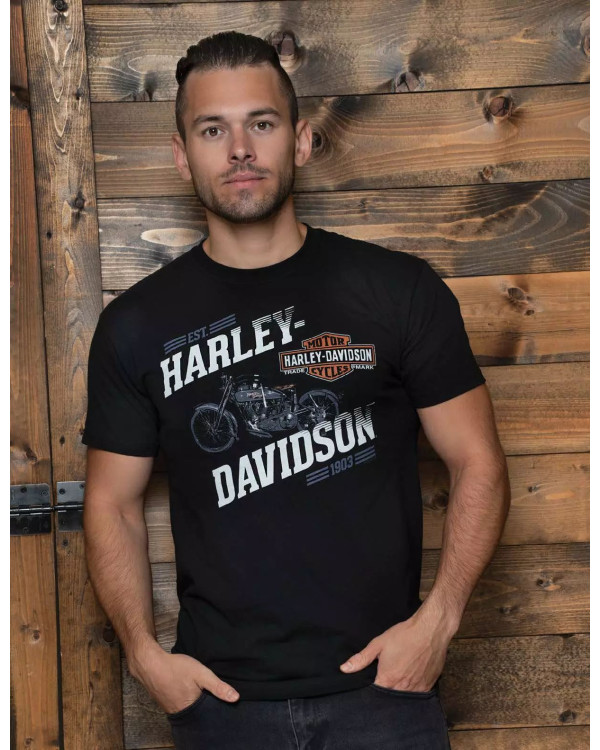 Harley Davidson Route 76 t-shirt uomo 40291515