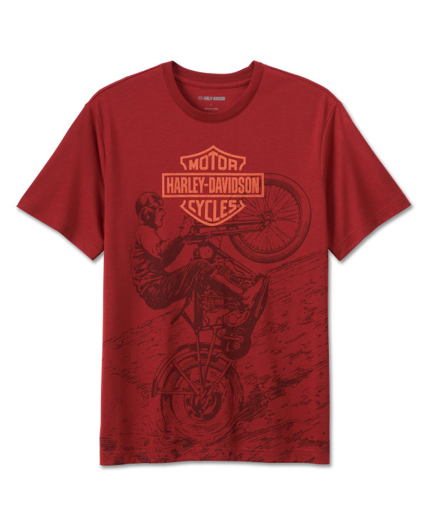 Harley Davidson Route 76 t-shirt uomo 96815-23VM