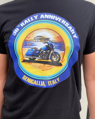 Harley Davidson Route 76 t-shirt uomo RALLY BLU