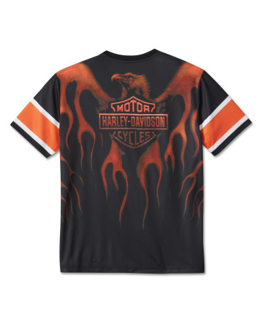 Harley Davidson Route 76 t-shirt uomo 96542-24VM