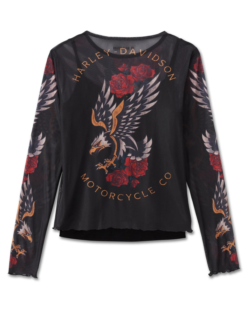 Harley davidson crew neck womens best sale