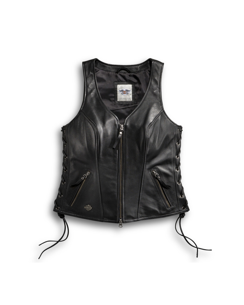 Gilet Harley Davidson in Pelle Avenue da Donna