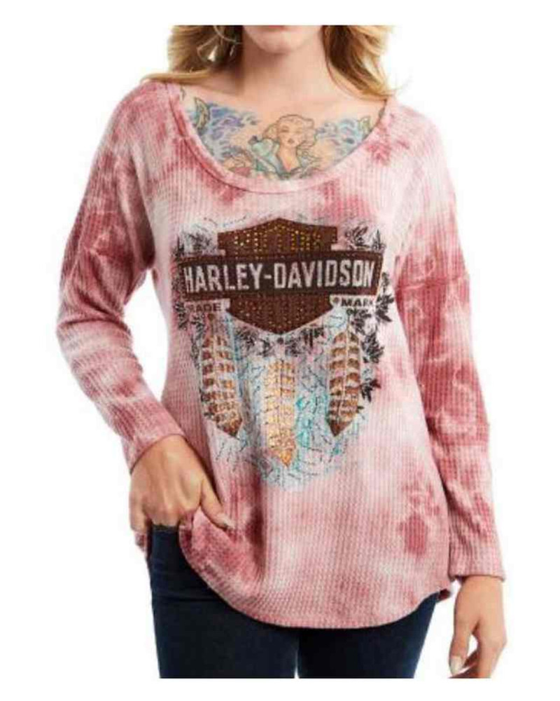 Harley Davidson Route 76 maglie donna HDW0916-T25PNK