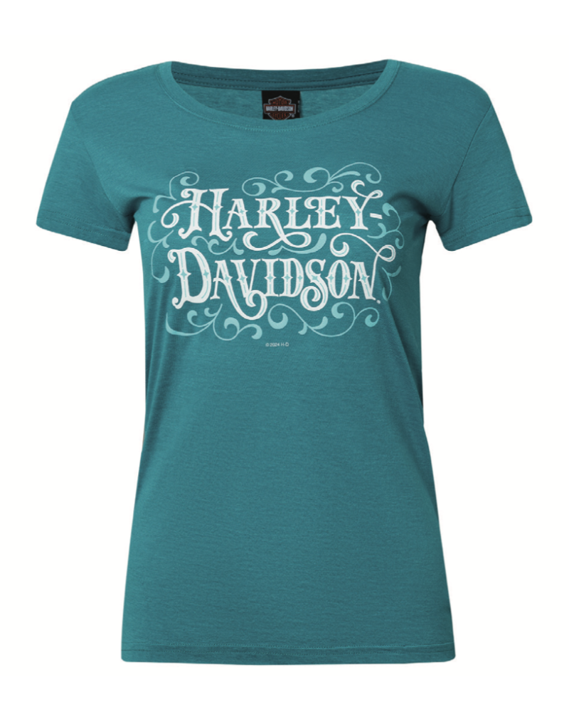 Harley Davidson Route 76 t-shirt donna 40291760