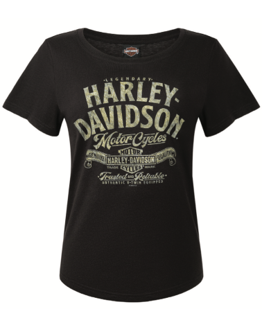 Harley Davidson Route 76 t-shirt donna 40291758