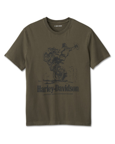 Harley Davidson Route 76 t-shirt uomo 96123-25VM