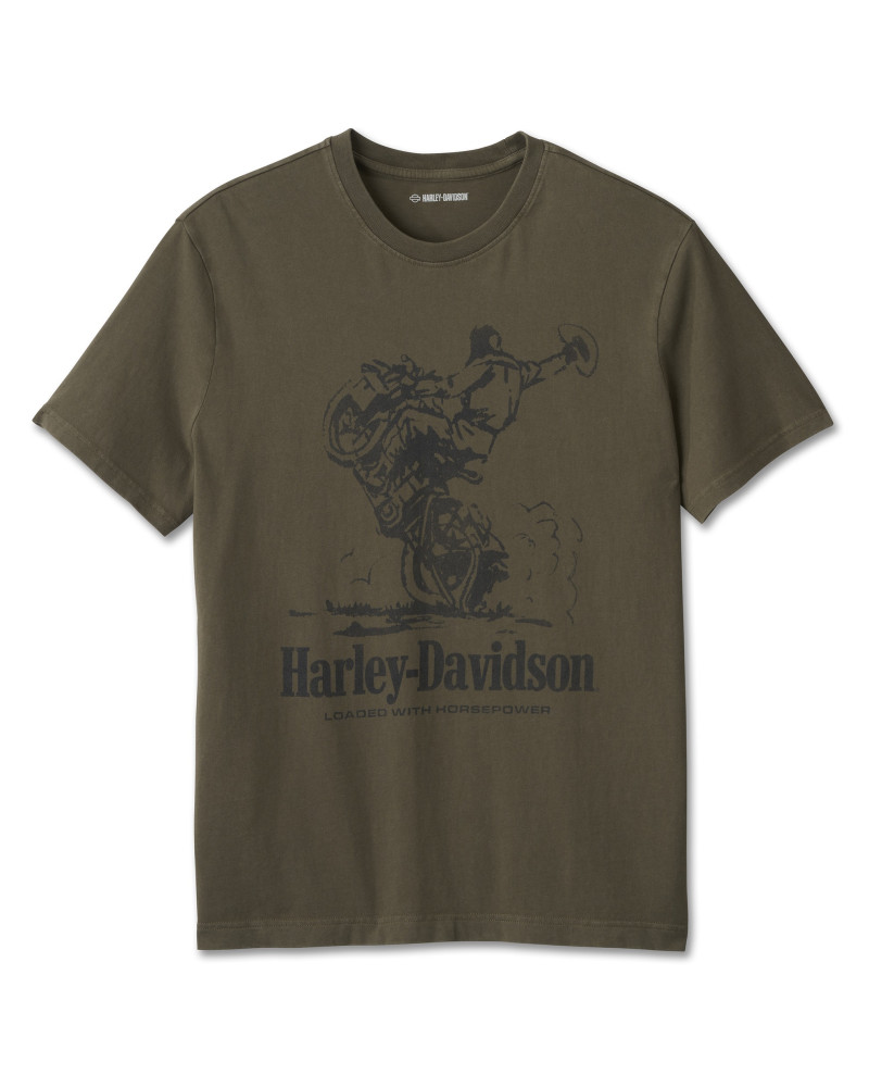 Harley Davidson Route 76 t-shirt uomo 96123-25VM