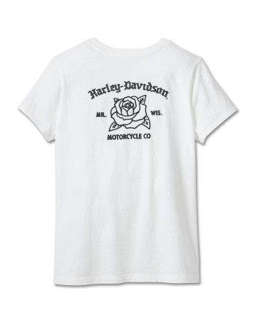 Harley Davidson Route 76 t-shirt donna 96071-25VW