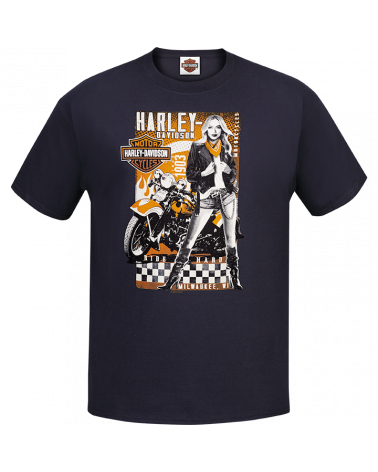 Harley Davidson Route 76 t-shirt uomo R003141