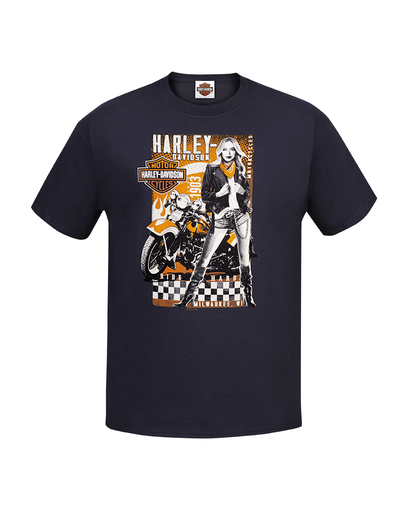 Harley Davidson Route 76 t-shirt uomo R003141