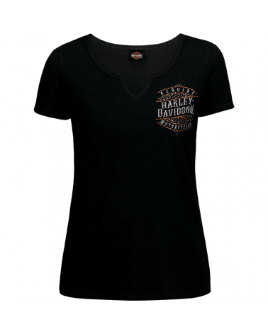 Harley Davidson Route 76 t-shirt donna R003497