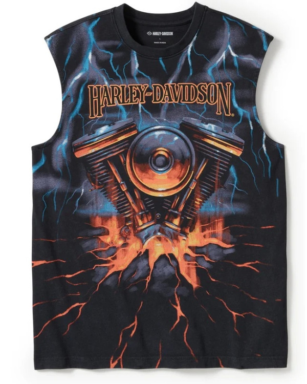 Canotta Uomo Neverless Biker Con Stampa California Full Tank, Grigio, Taglia XL, Slim Fit