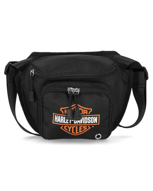 バッグ Harley-Davidson Coated Leather Waist Bag Amazon.com: Harley Davidson Logo Belt Bag, Black, One Size