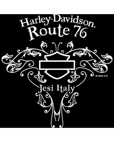 Harley Davidson Route 76 t-shirt donna R003590