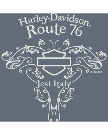 Harley Davidson Route 76 t-shirt donna R003611