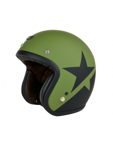 Harley Davidson Route 76 caschi jet ARMY GREEN