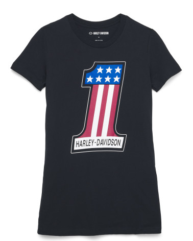 Harley Davidson Route 76 t-shirt donna 99148-22VW