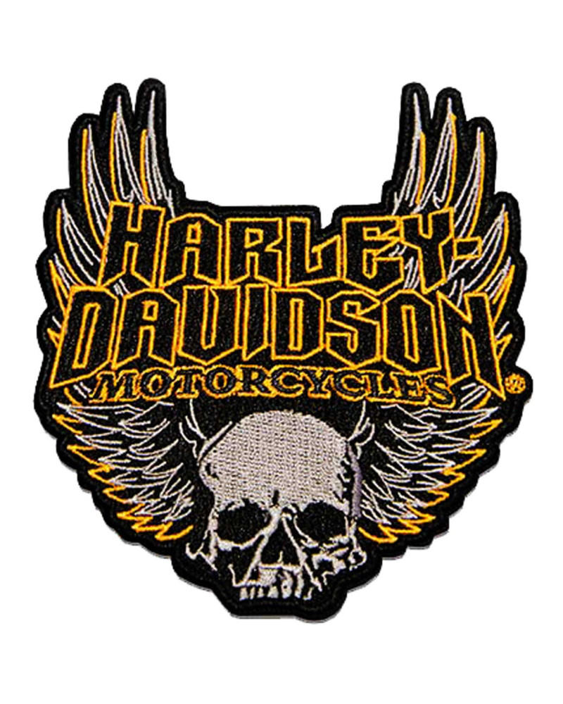 Harley-Davidson® 4.5” Skull with Wings Patch