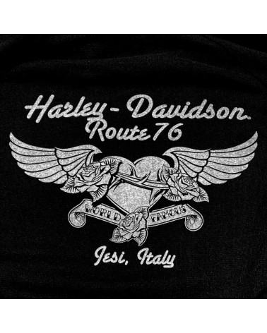 Harley Davidson Route 76 t-shirt donna 40291095