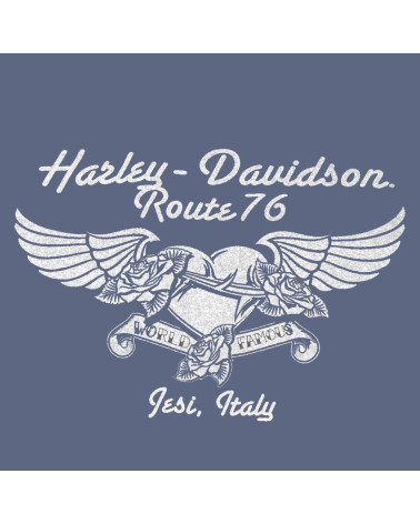 Harley Davidson Route 76 t-shirt donna 40291102