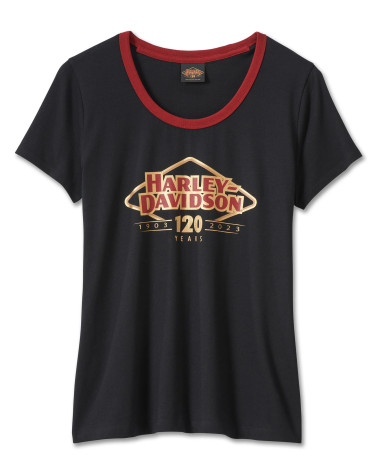 Harley Davidson Route 76 t-shirt donna 96694-23VW