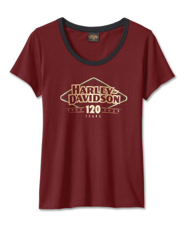 Harley Davidson Route 76 t-shirt donna 96695-23VW