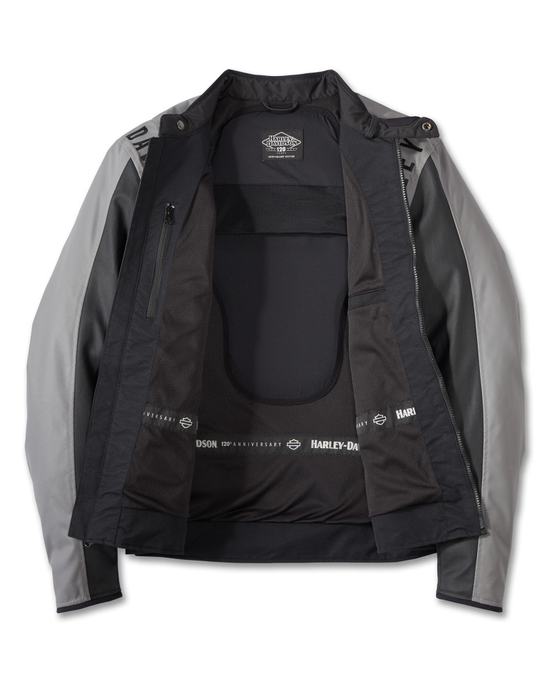 Harley-Davidson Men's Bridgeport Black Leather Jacket Hoodie 3 in 1 main image 1