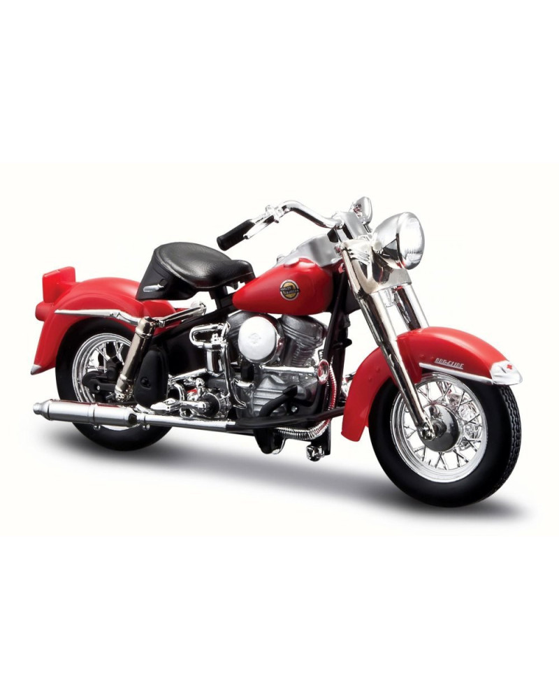 Modellino moto harley davidson metallo rosso L28 cm - Mobilia