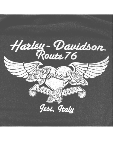 Harley Davidson Route 76 t-shirt donna R004339